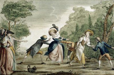 Juegos florentinos, la gallina ciega de Guiseppe Piattoli